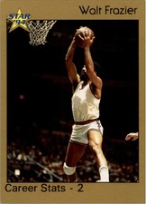 1993-94 Star #48 Walt Frazier Career Stats 2 Card