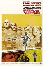 North by Northwest — Modern Movie Poster, Gallery Wall Print