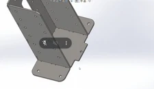 Sturdy Metal Mounting Bracket - Perfect for Projects!