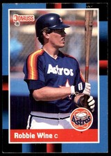 Robbie Wine 1988 Donruss #508 Houston Astros MLB READ FREE SHIPPING AutographDen
