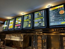 LED Slim Advertising Lightbox Sign  Poster Menu Board Frame A2  w:47cmxh:64.5cm