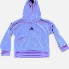 Adidas Girl's Light Purple Pullover Hoodie