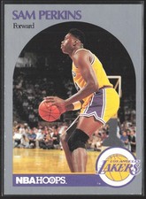 Sam Perkins 1990-91 Hoops #415 Los Angeles Lakers