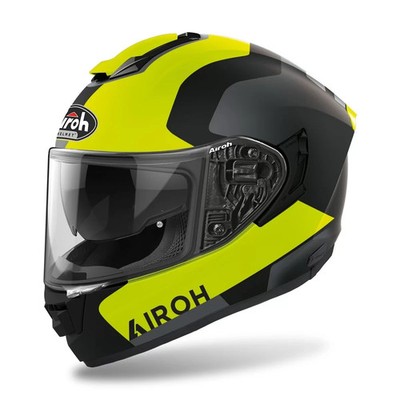 Airoh St 501 Dock Fiber Full Face Helmet Yellow Yellow Size XL Helmet Helmets