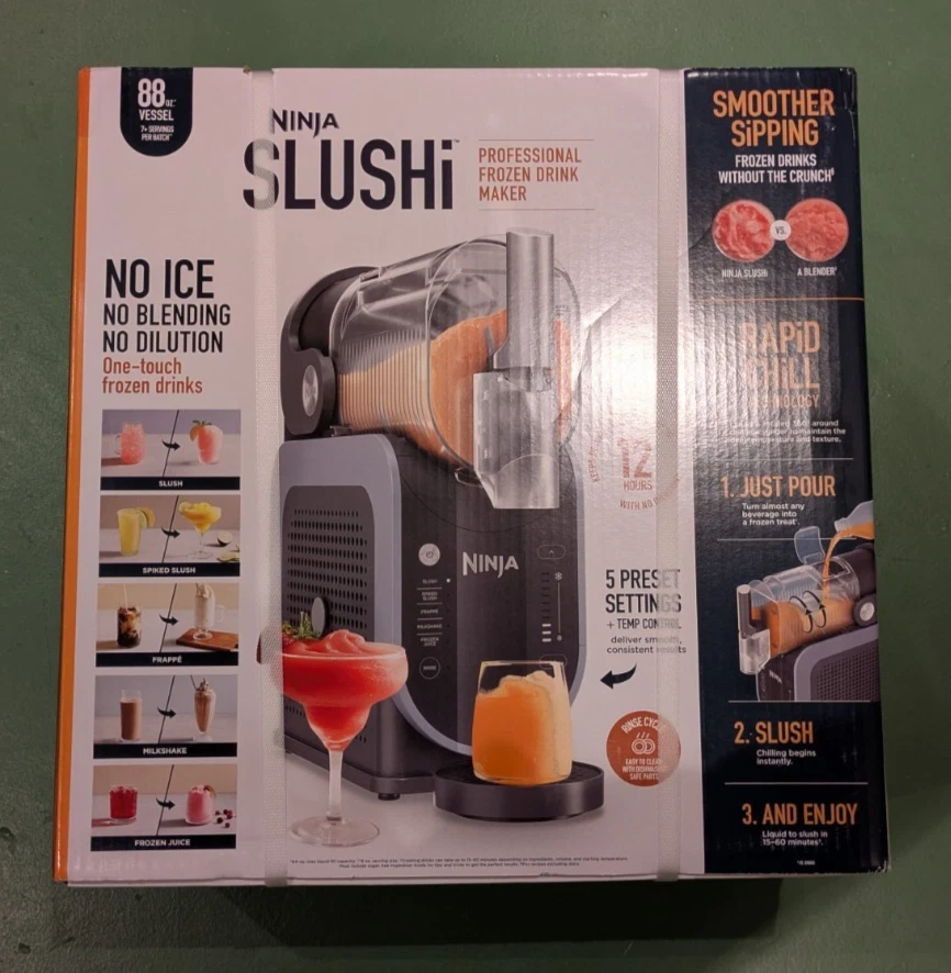 ⭐NEW⭐ Ninja Slushi FS301 88oz Professional Frozen Drink Maker Free Shipping 🚛🚚
Opens in a new wind