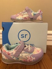 NEW Stride Rite Storm Purple Multi Color Tie Dye Light Up Sneaker Kids Size 11M
