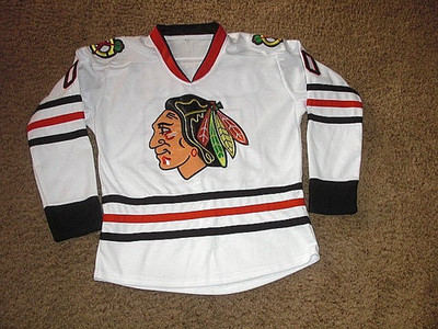 Chicago Blackhawks CLARK GRISWOLD Christmas Vacation Hockey Jersey S/M