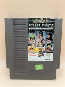 WWF Wrestlemania: Steel Cage Challenge Nintendo NES 1985 Cartridge Only Tested