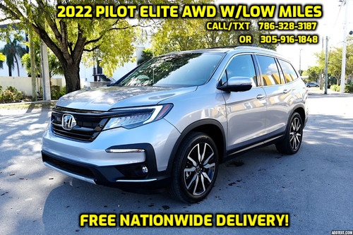 2022 Honda Pilot Elite AWD 🔥 FREE DELIVERY! 🔥  Call 786-328-3187