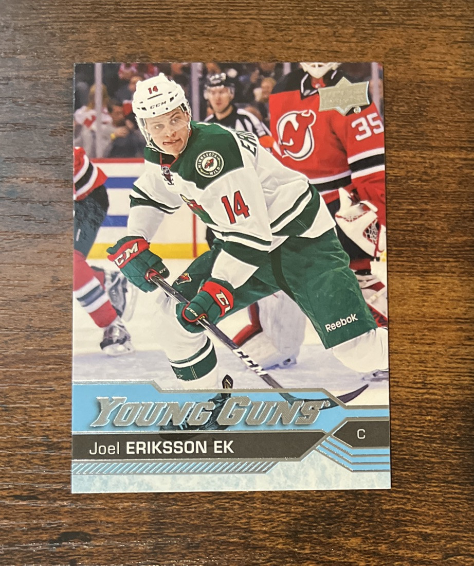 2016-17 Upper Deck Series 2 Young Guns #459 Joel Eriksson Ek Rookie Wild RC