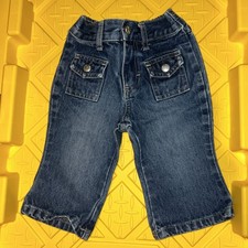 VTG Y2K BABY TODDLER GIRL RIDERS JEANS SIZE 12 MONTH