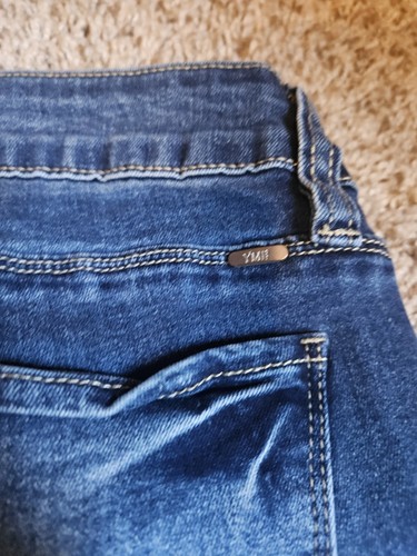 YMI Denim blaue Damenjeans Junior Capeis mit Bündchen Größe 11 gebraucht, in einwandfreiem Zustand Stil P716580 - Bild 8 von 8