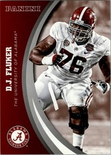 2015 Panini Alabama #21 D.J. Fluker 
