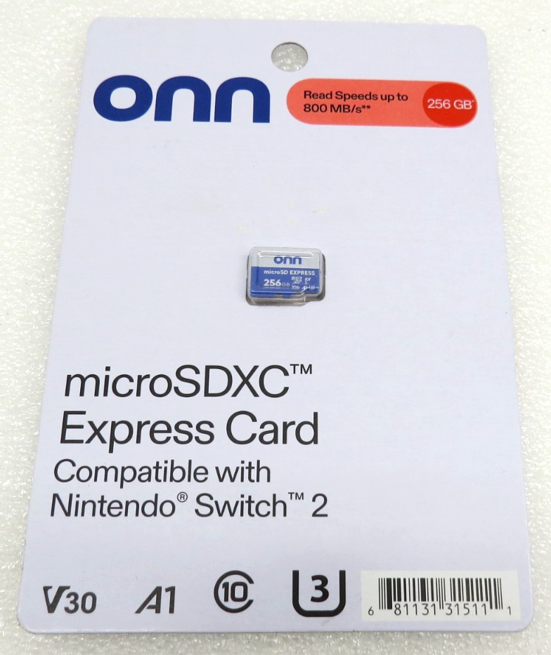 Buy Onn 256GB Micro SD Express Card for Nintendo Switch 2