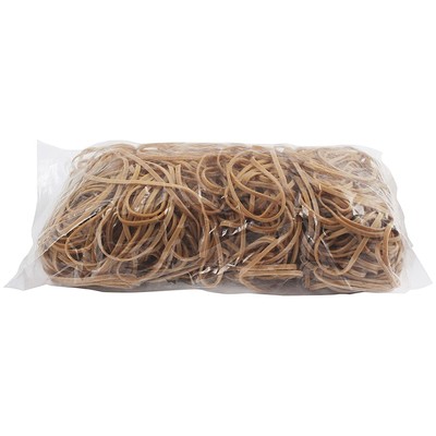 White Box 454G Size 64 Rubber Bands,beige brown white yellow