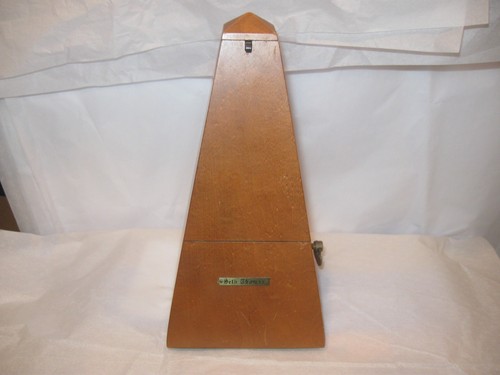 Vintage Seth Thomas De Maelzel Metronom E873-006 #10 Holz zum Aufziehen USA, funktioniert