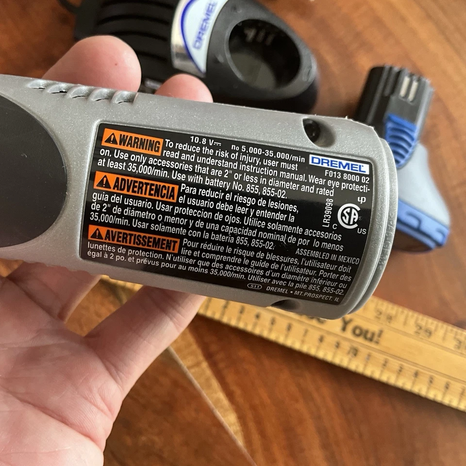 Dremel 10.8V Lithium-Ion Cordless Rotary Multitool Charger Battery Tested - Image 3 of 4