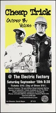 Rare Cheap Trick Guided By Voices 1999 Poster Electric Factory Phila Print Mafia