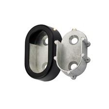 Zuverlässiger Schrankstangenhalter aus Zinklegierung perfekt zur Befestigung vo