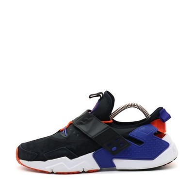 Nike Herren Air Huarache Sportschuh EU 41 Schwarz/Blau/Orange/Weiß Atmungsaktiv