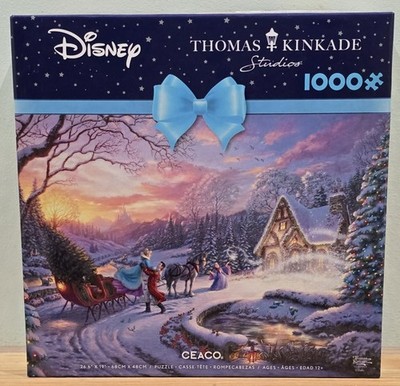 Ceaco Disney 1000 Teile Puzzle Cinderella Bringinging Home The Tree Rarität