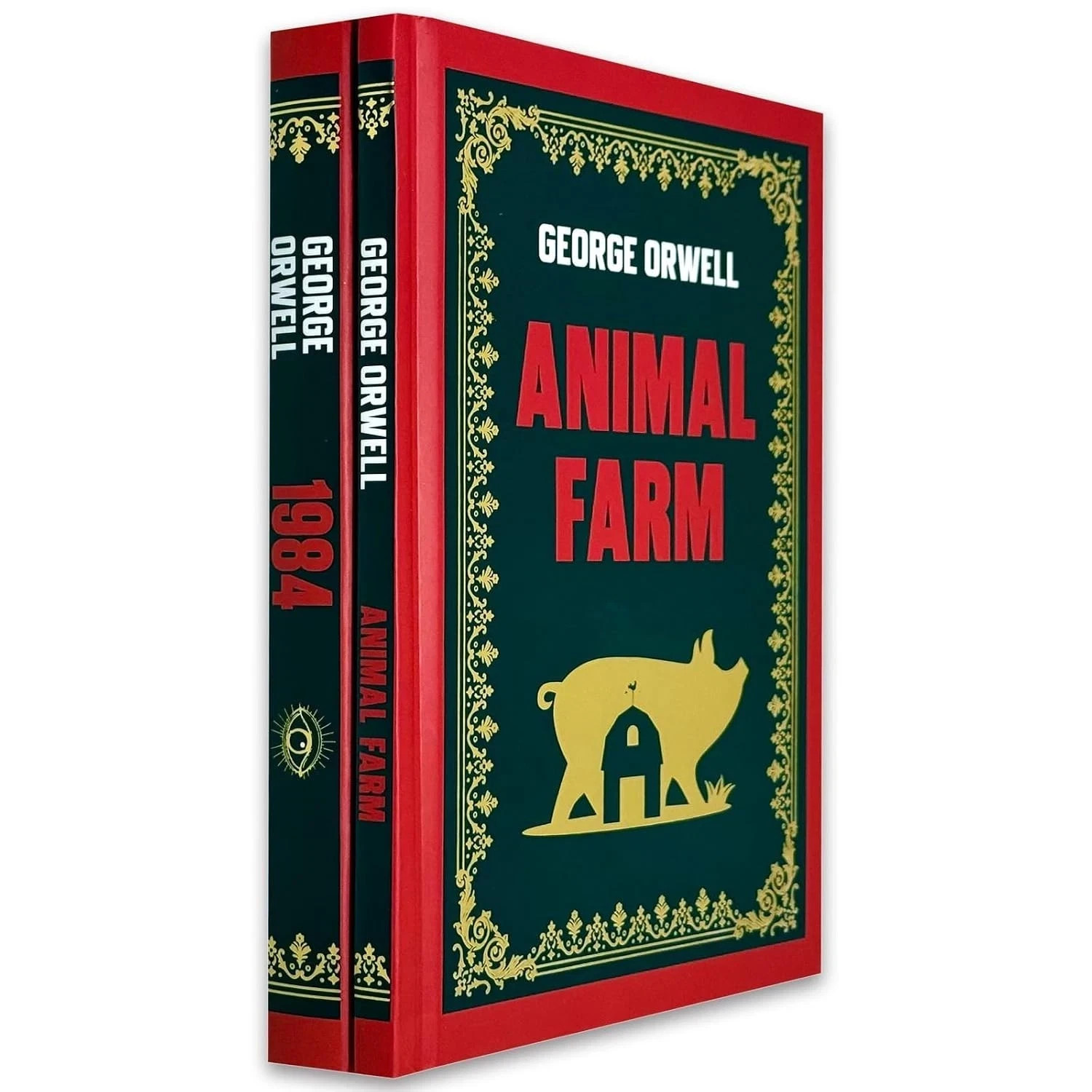 George Orwell Collection 2 Books Set 1984 , Animal Farm Deluxe Hardcover NEW