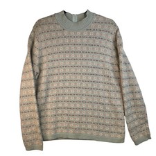 Monterey By Koret Large Angora Blend Knit Sweater Sparkly Vintage Deadstock