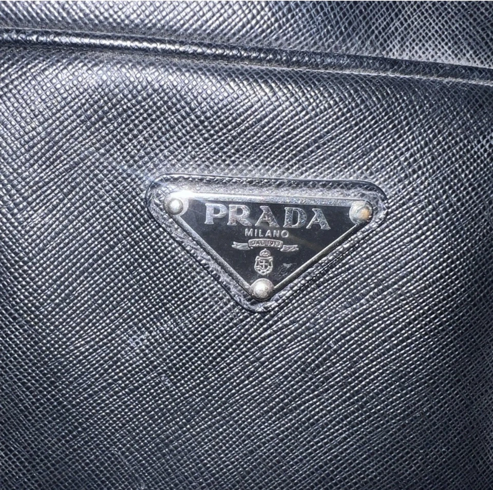 Authentic Prada Saffiano Lux Bauletto - Image 3 of 4