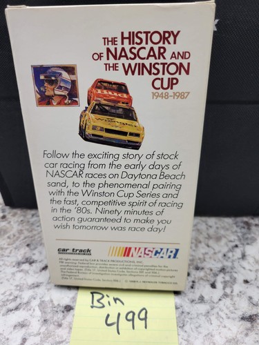 The History of NASCAR and The Winston Cup 1948-1987 VHS Documentary Car Track - Picture 2 of 2