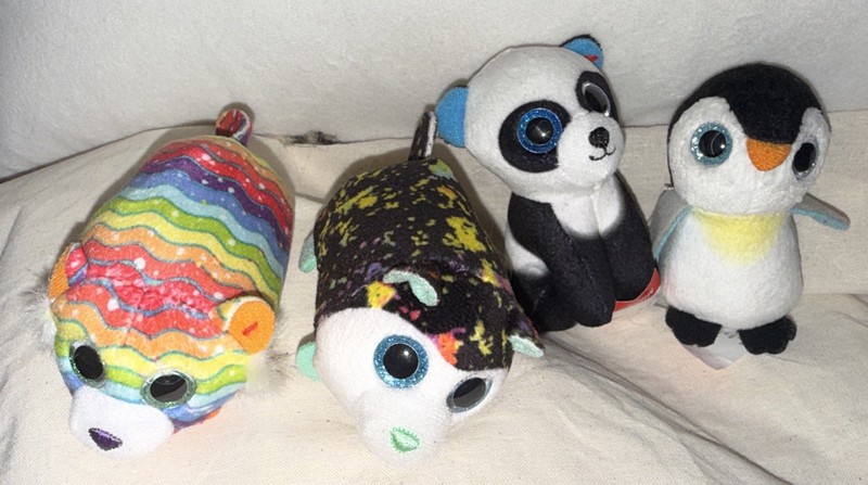McDonalds Happy Meal Teeny TY Beanie Boos TIGGY TIger PRINCE Husky + 2 More