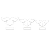 3Er-Set Schleifen-Ausstechformen Aus Polymer-Ton, Schleifen-Ausstechformen 3566