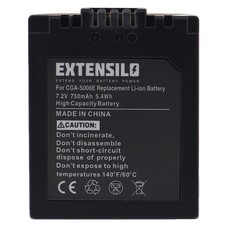 Batteria per Panasonic Lumix DMC-FZ8 DMC-FZ7 DMC-FZ50 DMC-FZ38 750mAh 7,2V