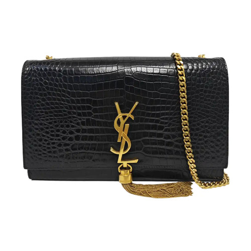 Yves Saint Laurent KATE Crossbody bags Leather Black Free Shipping | Duties Paid