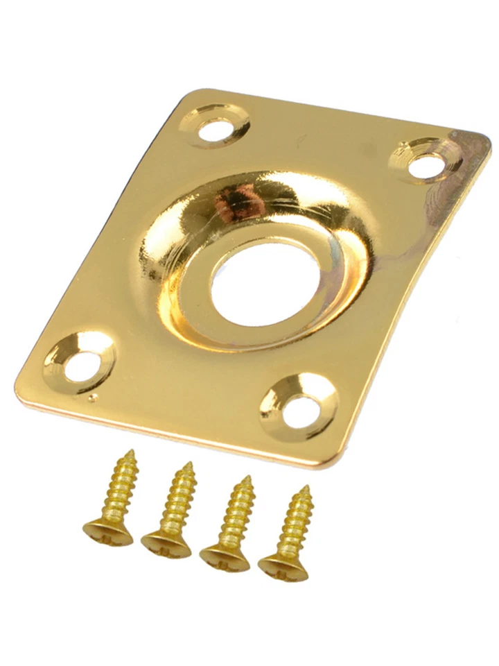 Output Jack Plate Compatible with Les Paul LP Tele Style Electric Guitar Bass - Image 3 of 4