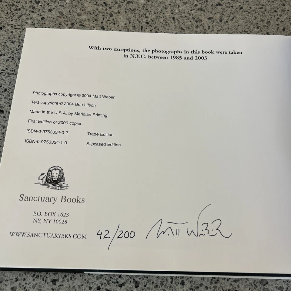 Matt Weber / The Urban Prisoner signed and numbered 42/200 - Imagem 4 de 4