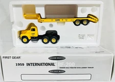 Carr Bros & Sons 1958 International RF-200 w/ Lowboy By First Gear 1/34th Scale