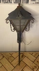 Large Vintage Gothic Rustic Wrought Iron Outdoor Wall Lantern Light- Design