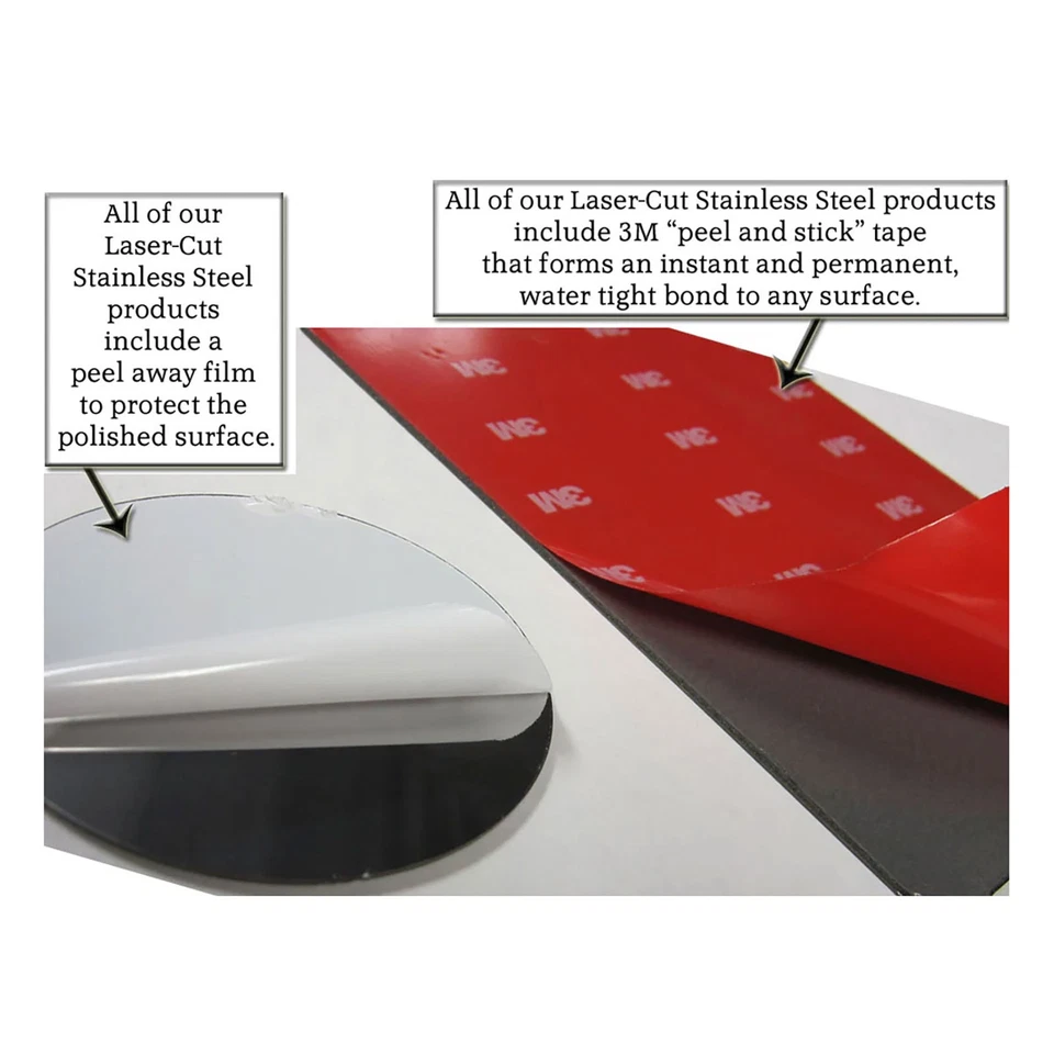 QAA 4-pc Stainless Steel Wheel Well Accent Trim Fits Chevrolet Malibu 2016-2024 - Image 3 of 4