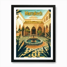 Aihrgdesign A Mid Century Modern Tr Framed Wall Art Poster Canvas Print Picture