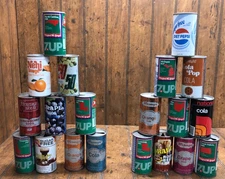 Lot of 20 Vintage Steel Straight Side Pop Cans #2