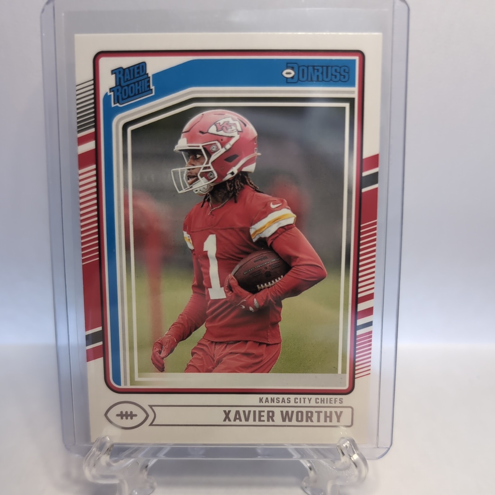 2024 Panini Donruss - Rated Rookie Xavier Worthy #398 (RC)