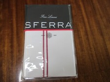 SFERRA GRANDE HOTEL PAIR KING SHAMS 21"X36" COTTON MADE IN ITALY NEW WITH TAGS