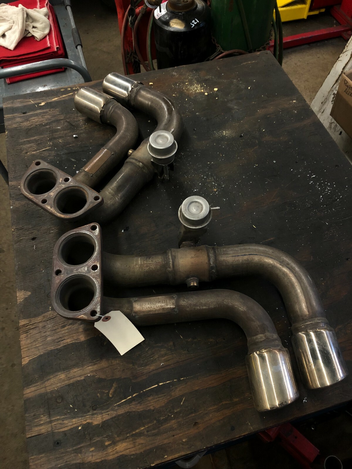 OEM Ferrari 360 Stock Exhaust System PN: 178769 - 178770 - 174089