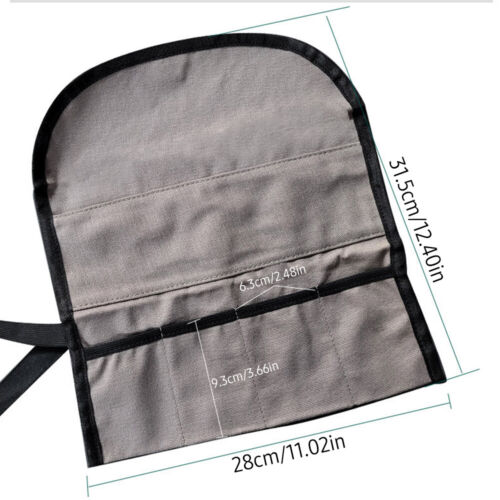 Portable Roll up Tool Bag Foldable Roll Small Tool Pouch Multiple Pockets P7U1 - Picture 3 of 7