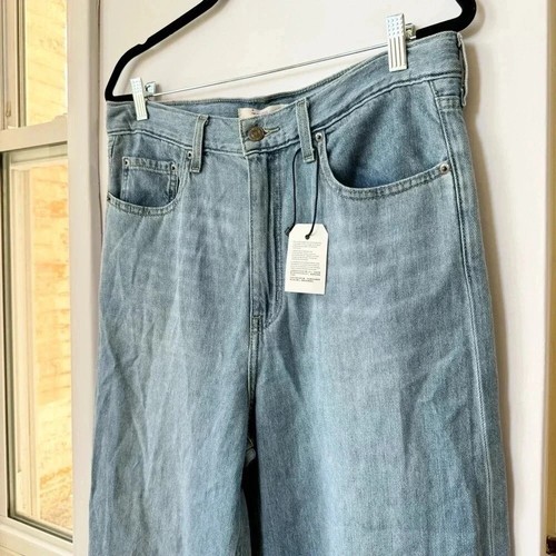 NWT Levi's High Loose Jean High Rise Wide Leg Denim Blue Sz 31 - Picture 4 of 12