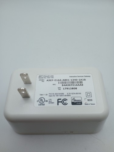 #C) ADT ISG-100 Gateway Cloud Link Samsung Smart Home Automation Pulse Security - Picture 2 of 2