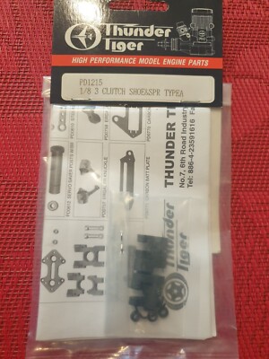 1/8 Thunder Tiger PD1215.  3 Piece Clutch Shoe  With Springs 