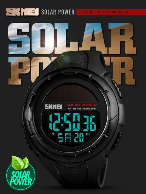 skmei 1405 solar power