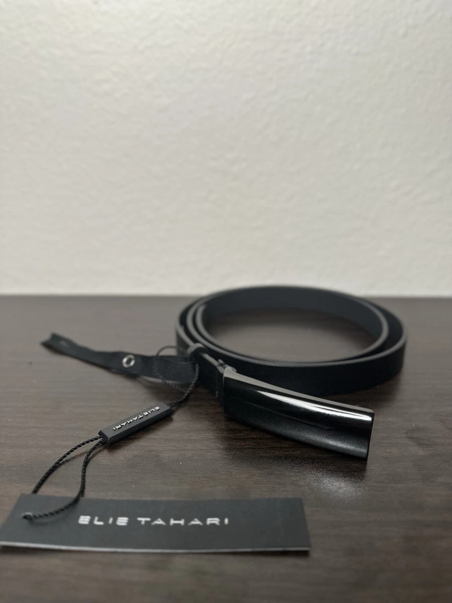 Elie Tahari Solid Skinny Belts for Women for sale | eBay display picture 2