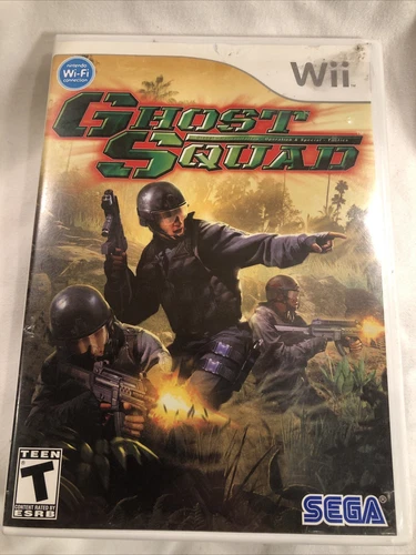 Ghost Squad (Nintendo Wii, 2007) Complete w/ Game Disc, Manual, Case